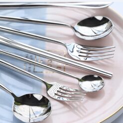 Luxury Mirror Polished Stainless Steel Flatware, Cutlery Set